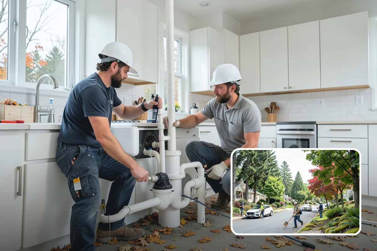 House Leveling in Beaux Arts Village, King County, WA - Floors and walls returned toward their original plane