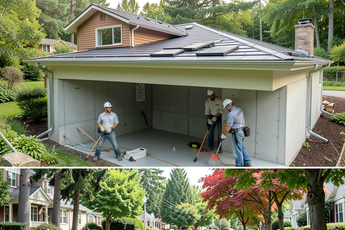 House Leveling in Beaux Arts Village, King County, WA - House leveling holds best when done in drier, more stable soil conditions, so we often schedule it outside the wettest months.