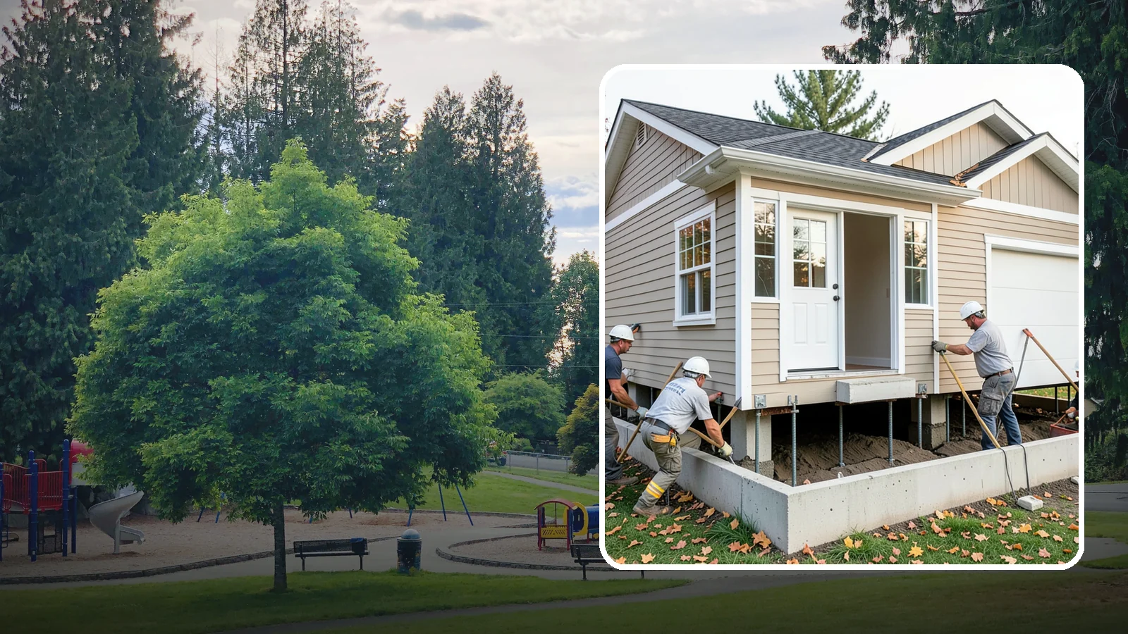 House Leveling in Bonney Lake, Pierce County, WA - We lift and level settled homes to close cracks, free sticking doors, and put the structure back on plane.