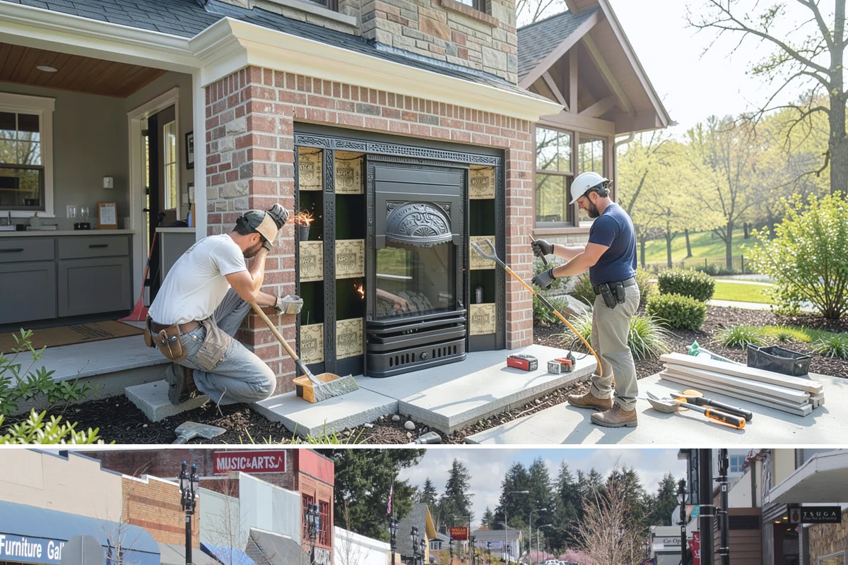 House Leveling in Bothell, King County, WA - House leveling holds best when done in drier, more stable soil conditions, so we often schedule it outside the wettest months.