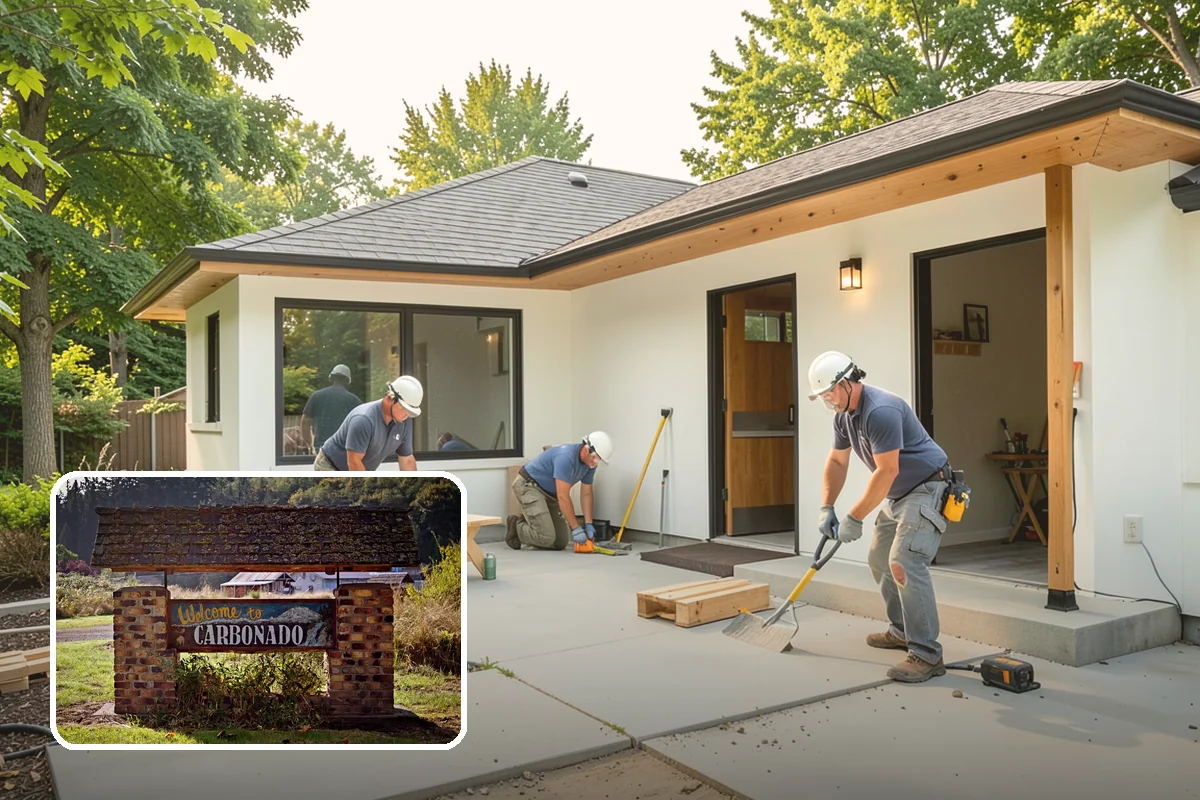 House Leveling in Carbonado, Pierce County, WA - Floors and walls returned toward their original plane