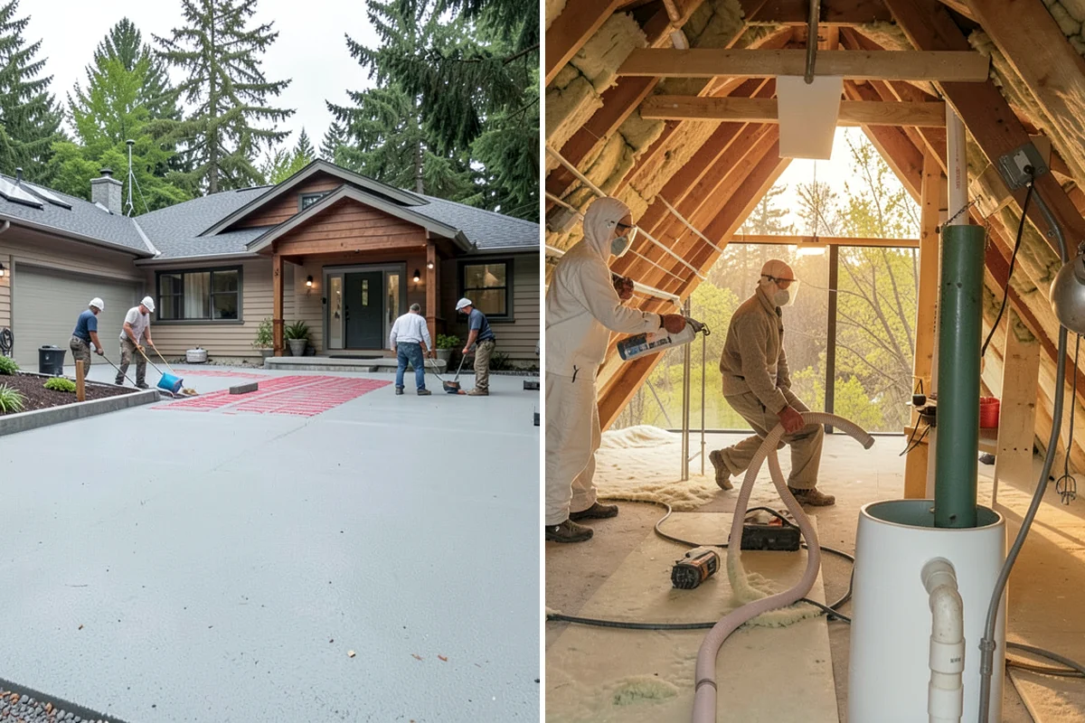 House Leveling in Concrete, Skagit County, WA - Survey the home and map settlement across all areas