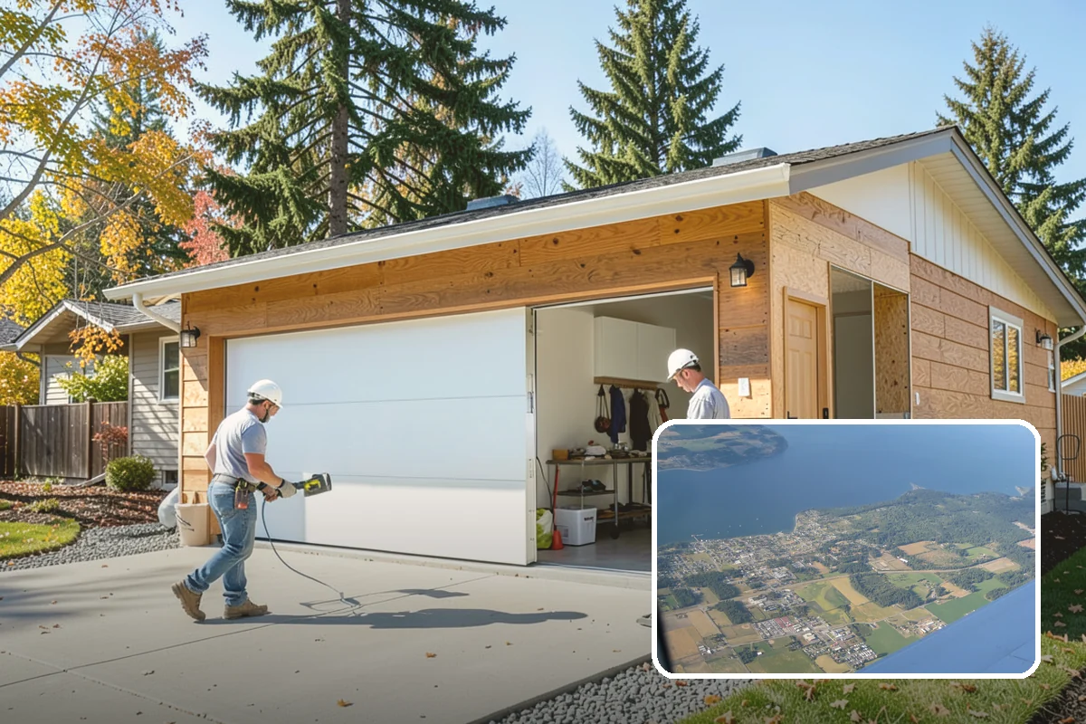 House Leveling in Coupeville, Island County, WA - Floors and walls returned toward their original plane