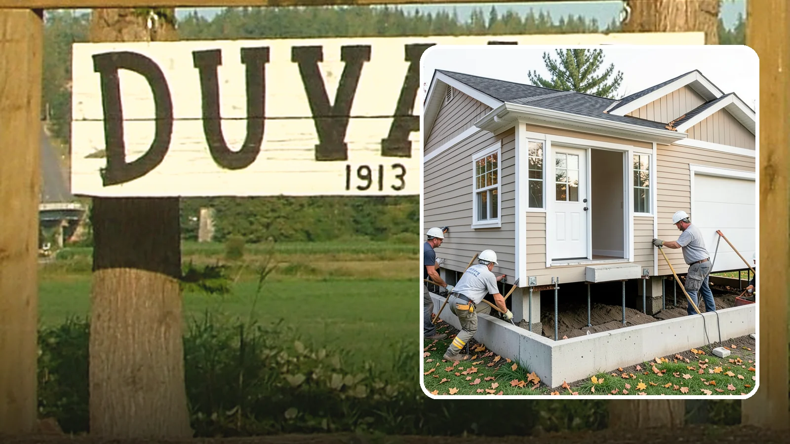 House Leveling in Duvall, King County, WA - We lift and level settled homes to close cracks, free sticking doors, and put the structure back on plane.