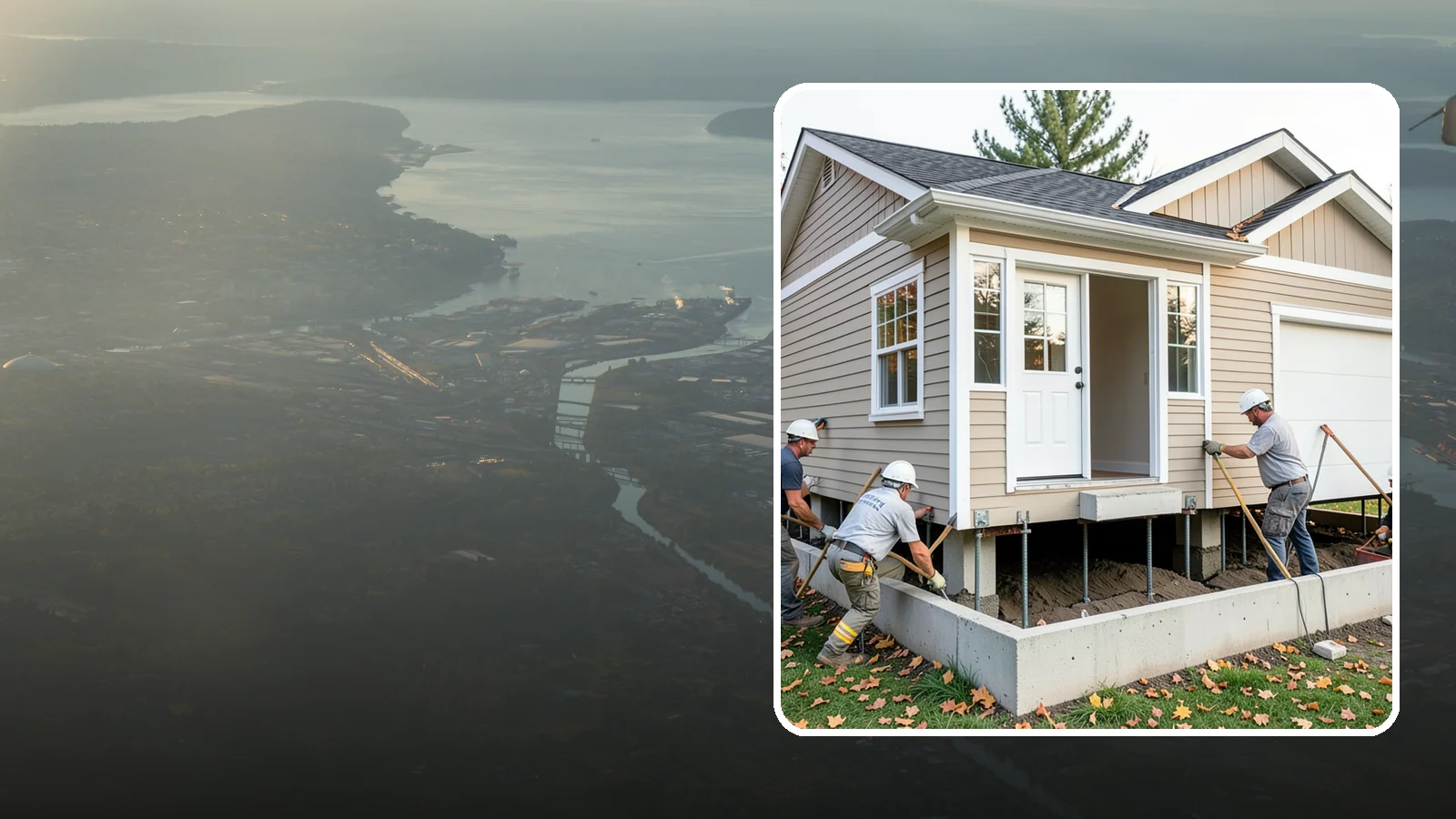 House Leveling in Fife, Pierce County, WA - We lift and level settled homes to close cracks, free sticking doors, and put the structure back on plane.