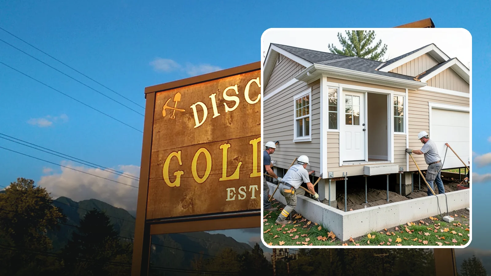 House Leveling in Gold Bar, Snohomish County, WA - We lift and level settled homes to close cracks, free sticking doors, and put the structure back on plane.