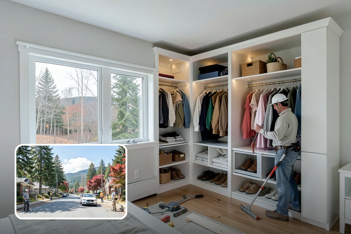 House Leveling in Hunts Point, King County, WA - Floors and walls returned toward their original plane