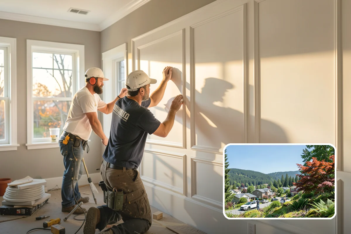 House Leveling in Index, Snohomish County, WA - Floors and walls returned toward their original plane