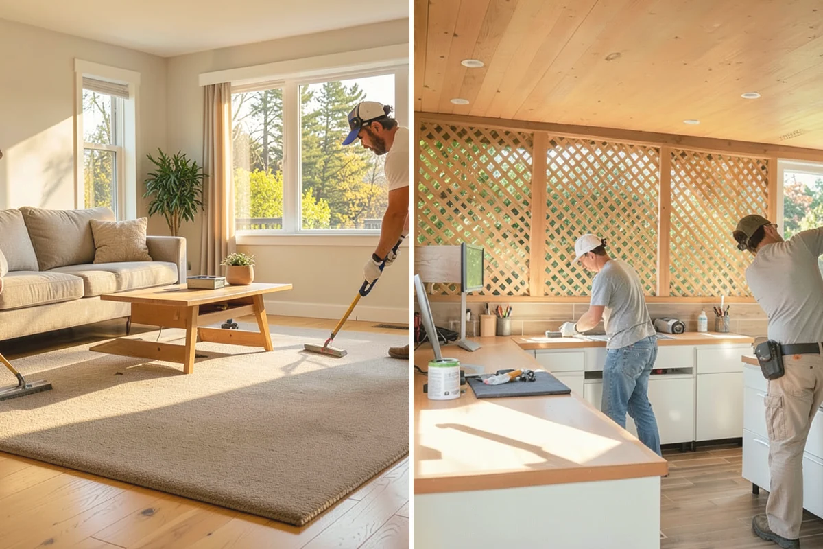 House Leveling in La Conner, Skagit County, WA - Survey the home and map settlement across all areas