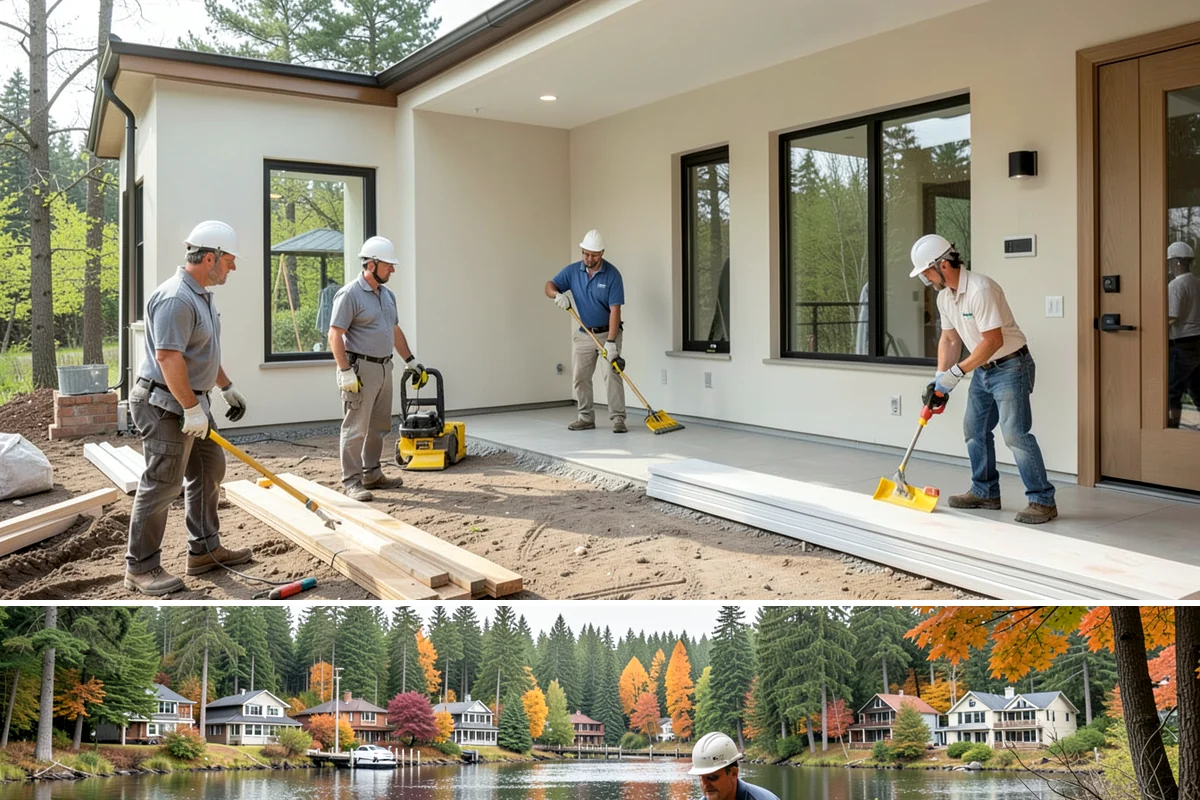 House Leveling in La Conner, Skagit County, WA - House leveling holds best when done in drier, more stable soil conditions, so we often schedule it outside the wettest months.