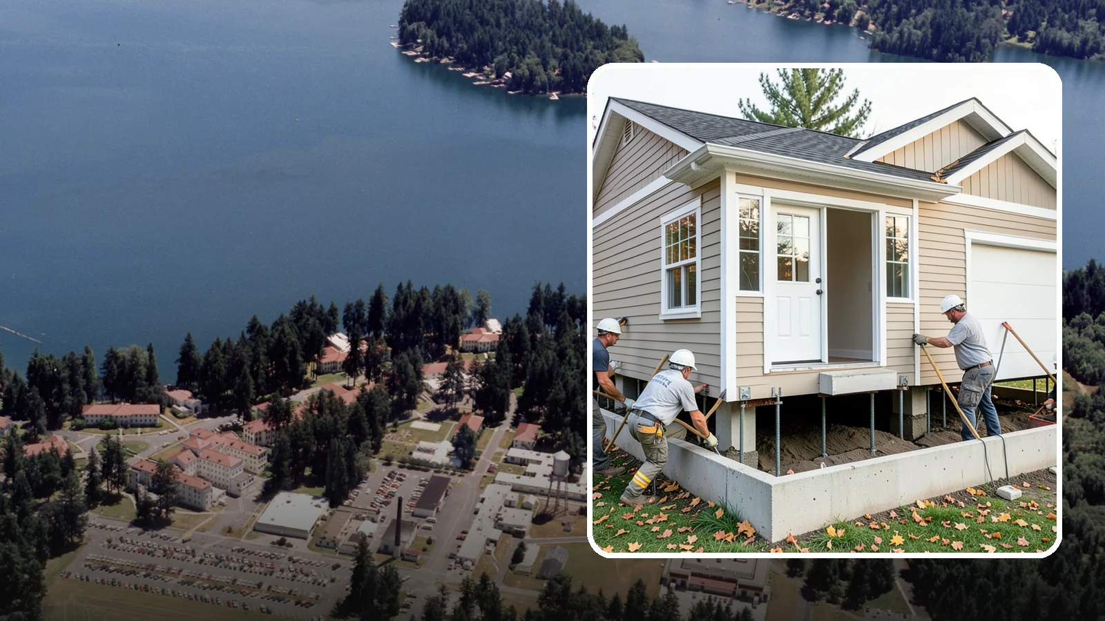 House Leveling in Lakewood, Pierce County, WA - We lift and level settled homes to close cracks, free sticking doors, and put the structure back on plane.