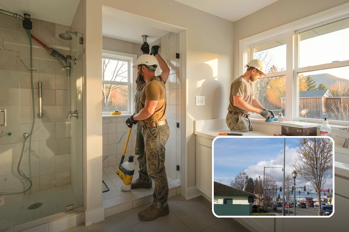 House Leveling in Marysville, Snohomish County, WA - Floors and walls returned toward their original plane