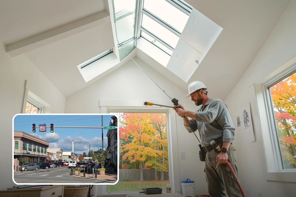 House Leveling in Monroe, Snohomish County, WA - Floors and walls returned toward their original plane