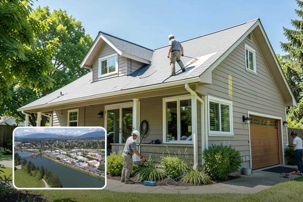 House Leveling in Mount Vernon, Skagit County, WA - Floors and walls returned toward their original plane