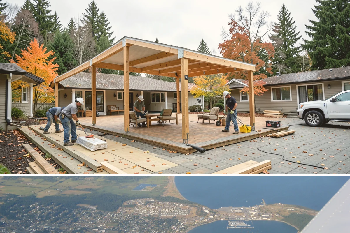 House Leveling in Oak Harbor, Island County, WA - House leveling holds best when done in drier, more stable soil conditions, so we often schedule it outside the wettest months.