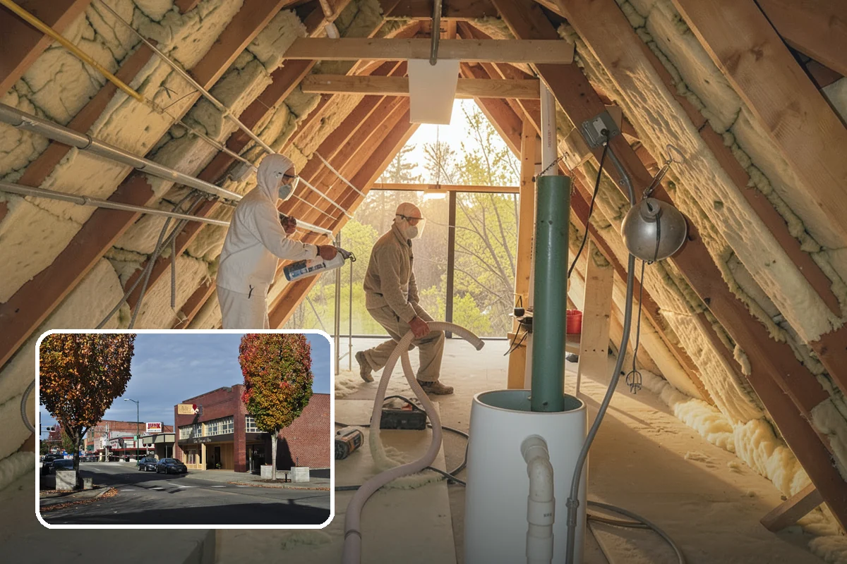 House Leveling in Puyallup, Pierce County, WA - Floors and walls returned toward their original plane