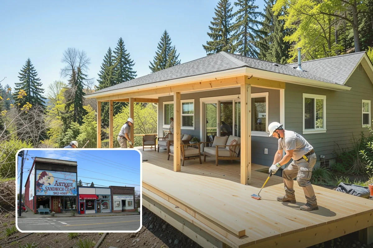 House Leveling in Ruston, Pierce County, WA - Floors and walls returned toward their original plane