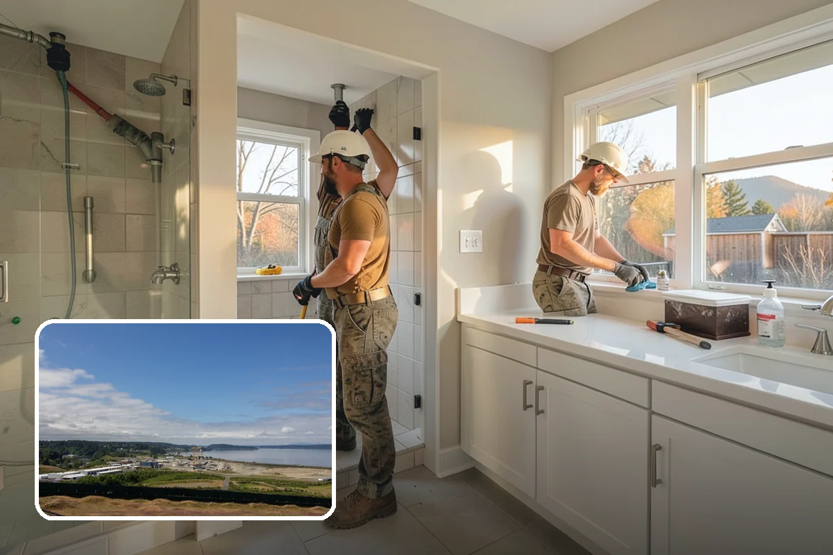 House Leveling in University Place, Pierce County, WA - Floors and walls returned toward their original plane