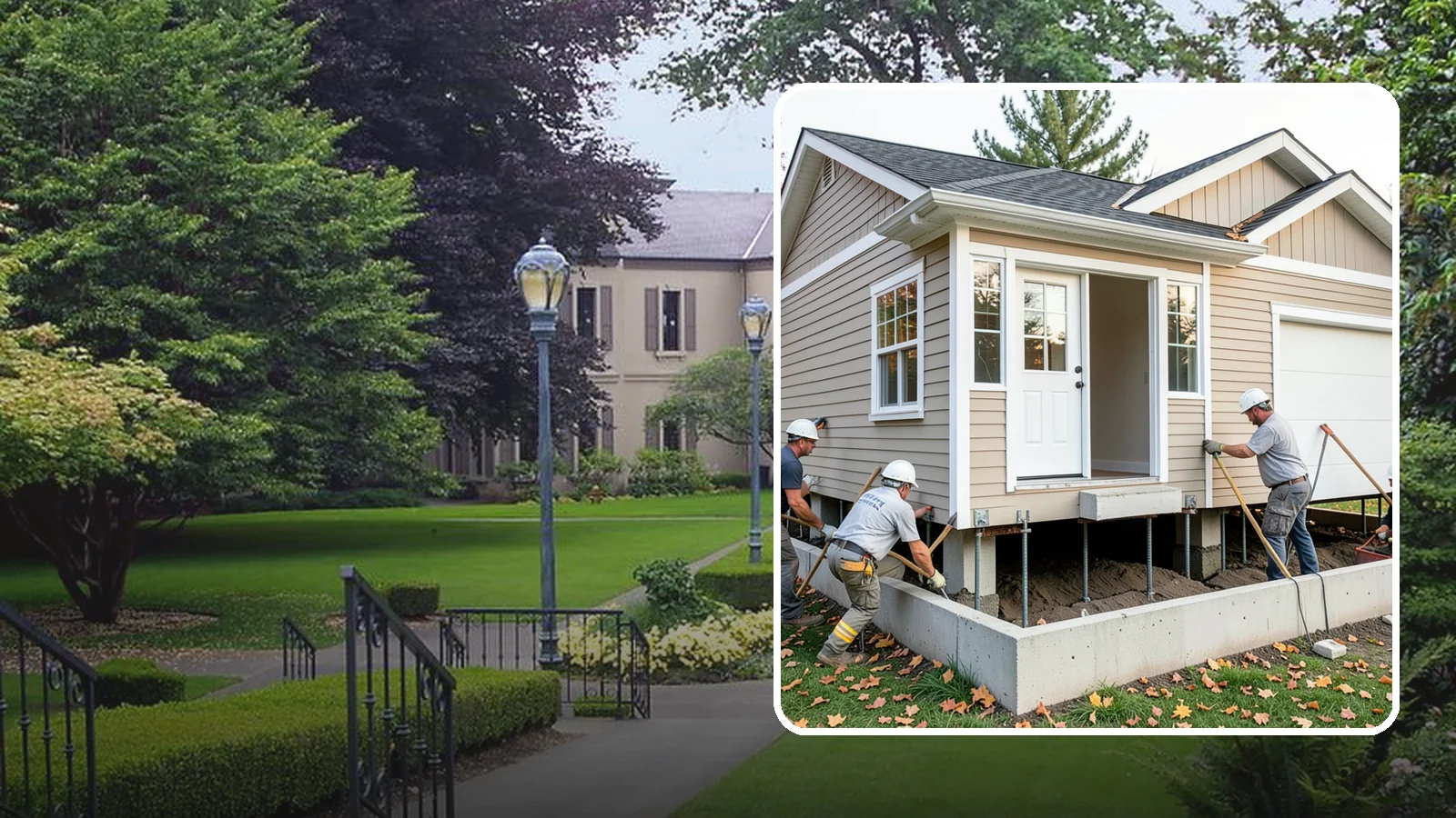 House Leveling in Woodinville, King County, WA - We lift and level settled homes to close cracks, free sticking doors, and put the structure back on plane.