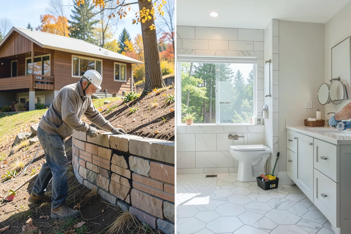 House Leveling in Woodinville, King County, WA - Survey the home and map settlement across all areas