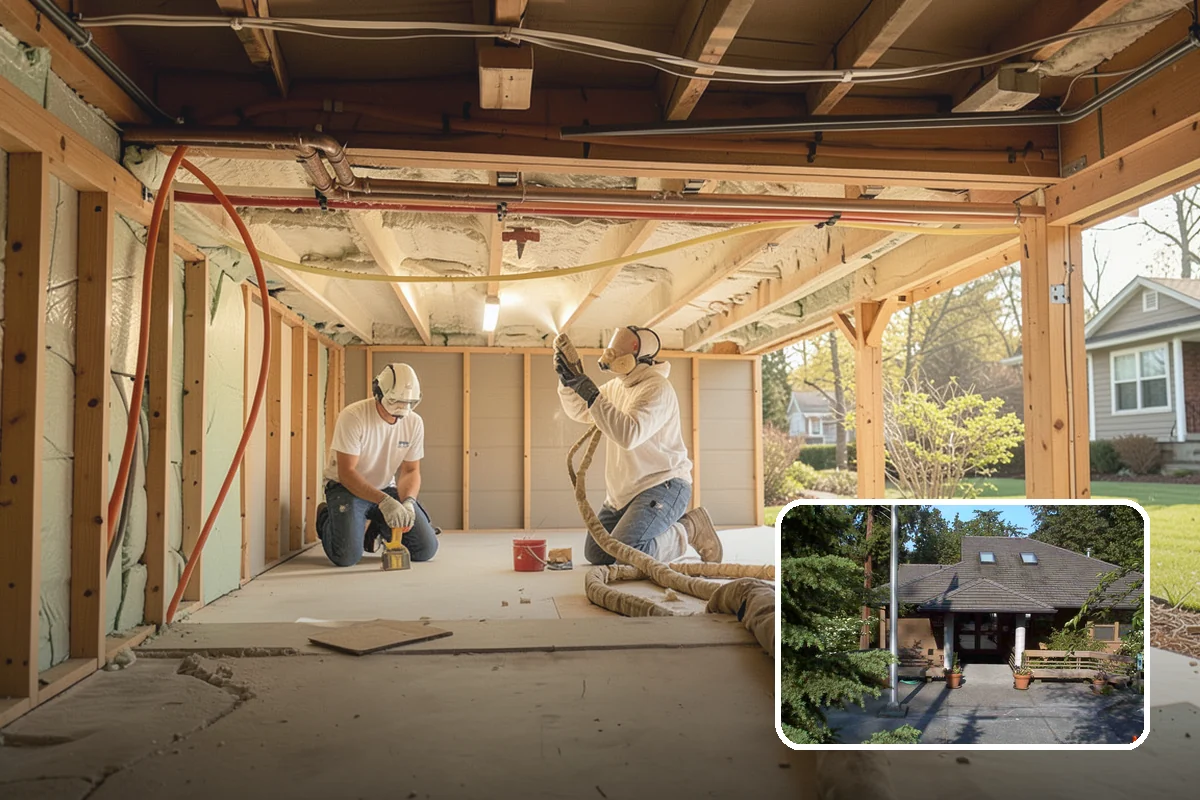House Leveling in Yarrow Point, King County, WA - Floors and walls returned toward their original plane