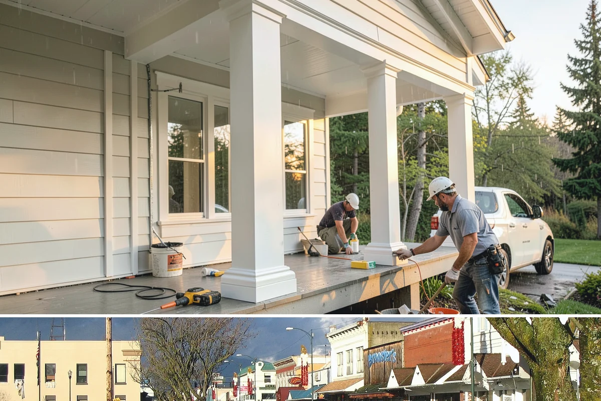 House Painting Prep in Arlington, Snohomish County, WA - Dry summer weather is essential so surfaces are clean, dry, and ready to coat.