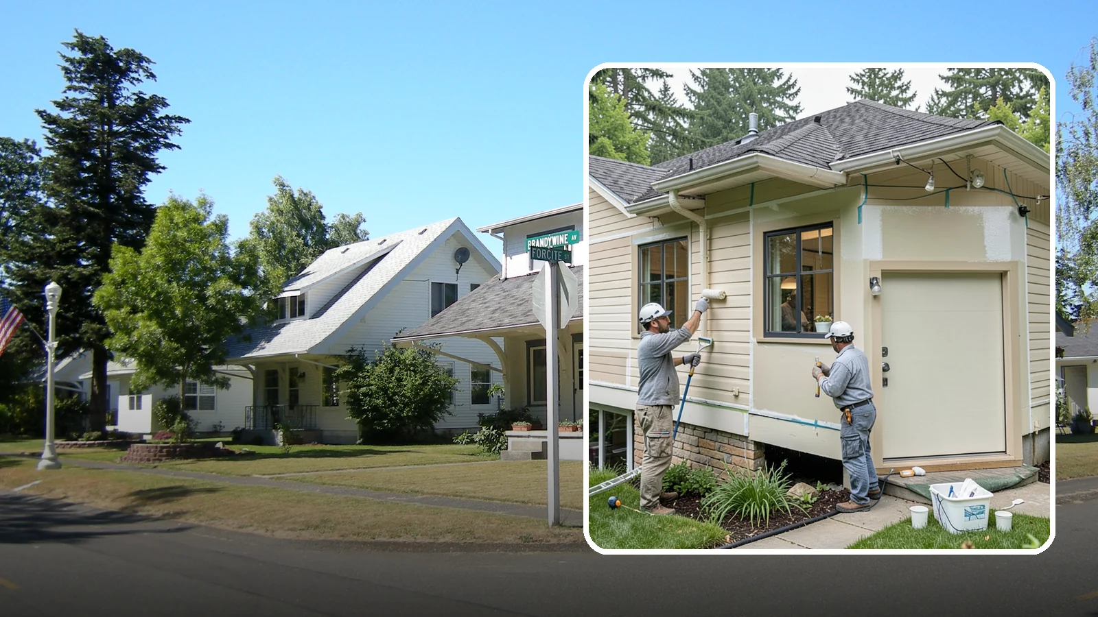 House Painting Prep in DuPont, Pierce County, WA - Thorough house painting prep that ensures your exterior finish lasts in the wet PNW climate.