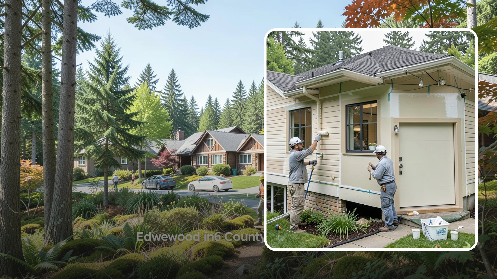 House Painting Prep in Edgewood, Pierce County, WA - Thorough house painting prep that ensures your exterior finish lasts in the wet PNW climate.