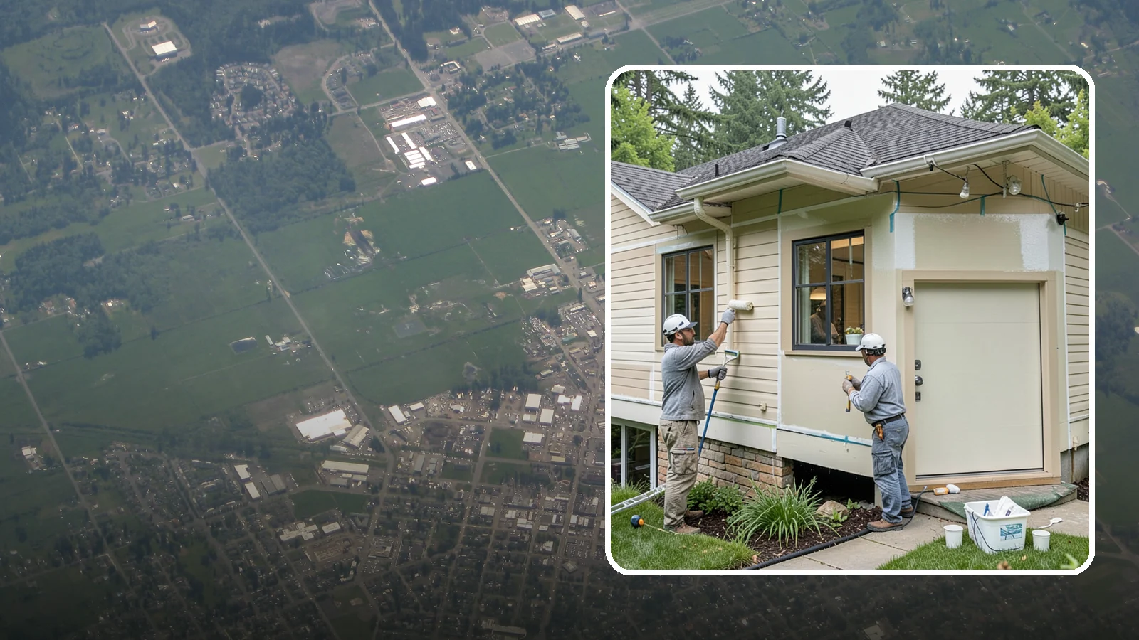 House Painting Prep in Enumclaw, King County, WA - Thorough house painting prep that ensures your exterior finish lasts in the wet PNW climate.
