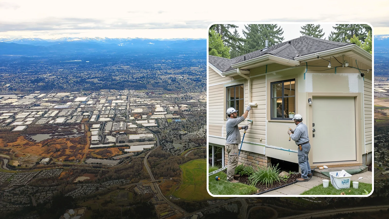 House Painting Prep in Kent, King County, WA - Thorough house painting prep that ensures your exterior finish lasts in the wet PNW climate.