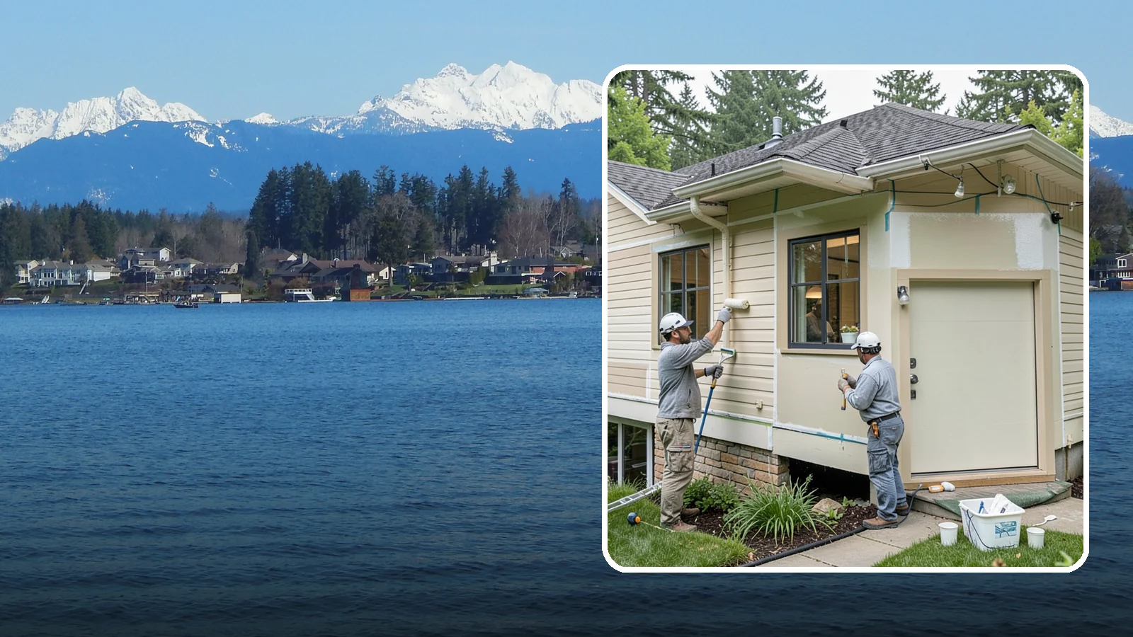 House Painting Prep in Lake Stevens, Snohomish County, WA - Thorough house painting prep that ensures your exterior finish lasts in the wet PNW climate.