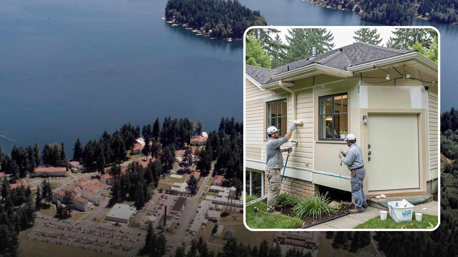 House Painting Prep in Lakewood, Pierce County, WA - Thorough house painting prep that ensures your exterior finish lasts in the wet PNW climate.