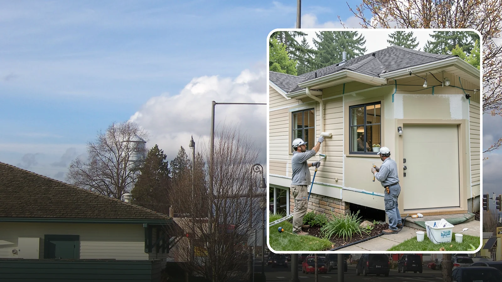 House Painting Prep in Marysville, Snohomish County, WA - Thorough house painting prep that ensures your exterior finish lasts in the wet PNW climate.
