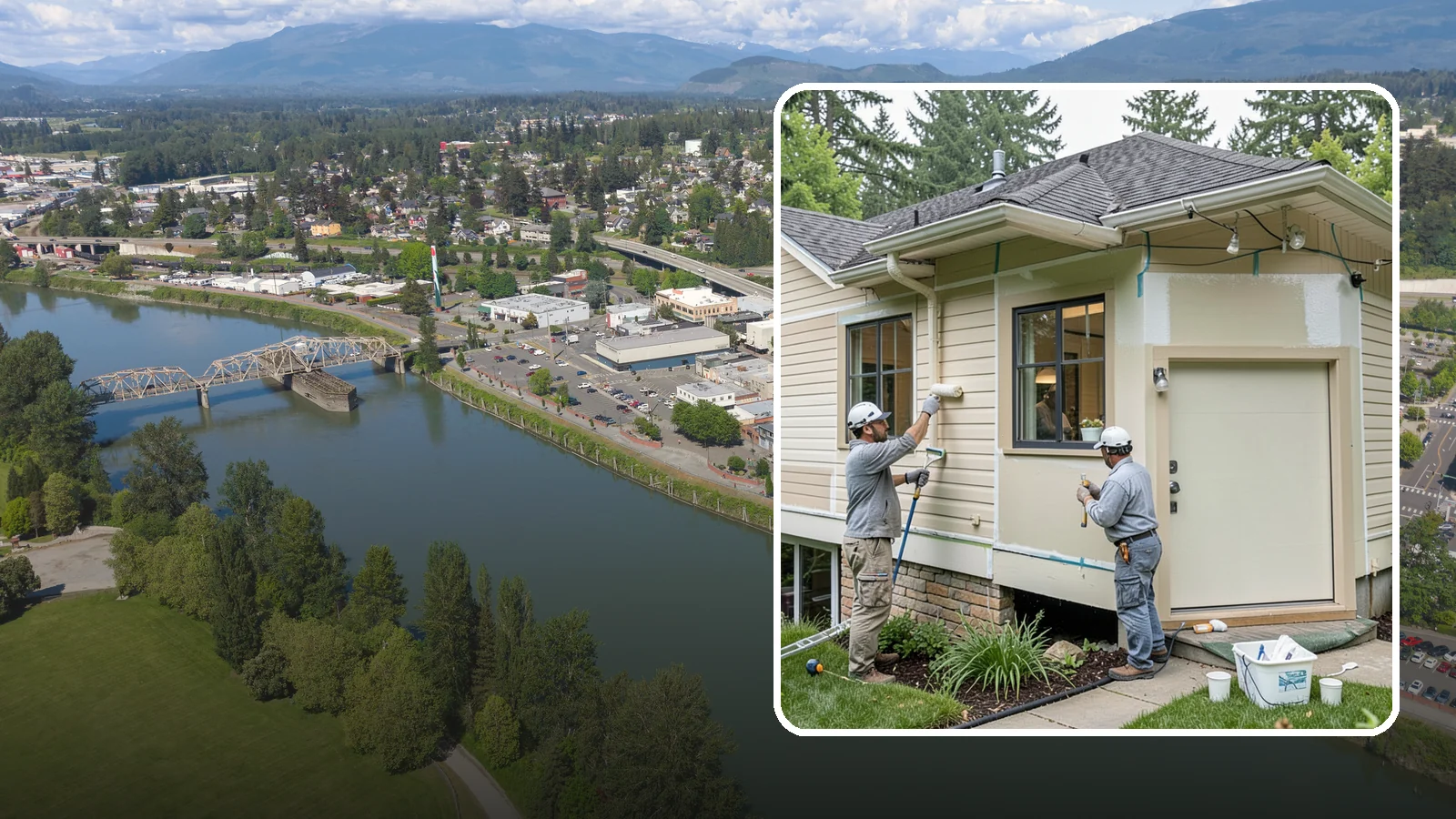 House Painting Prep in Mount Vernon, Skagit County, WA - Thorough house painting prep that ensures your exterior finish lasts in the wet PNW climate.