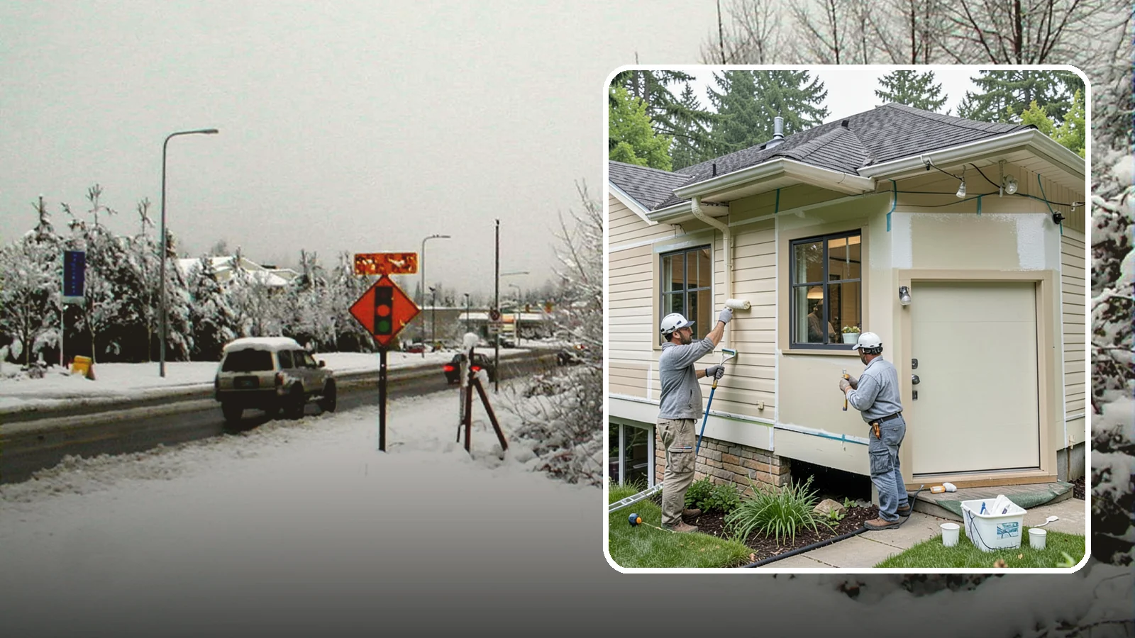 House Painting Prep in Newcastle, King County, WA - Thorough house painting prep that ensures your exterior finish lasts in the wet PNW climate.