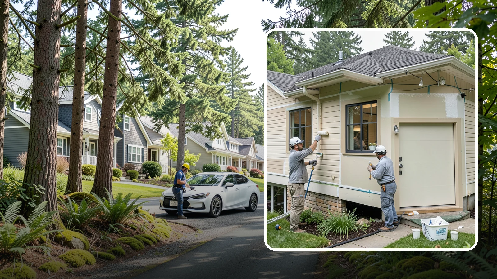House Painting Prep in Normandy Park, King County, WA - Thorough house painting prep that ensures your exterior finish lasts in the wet PNW climate.