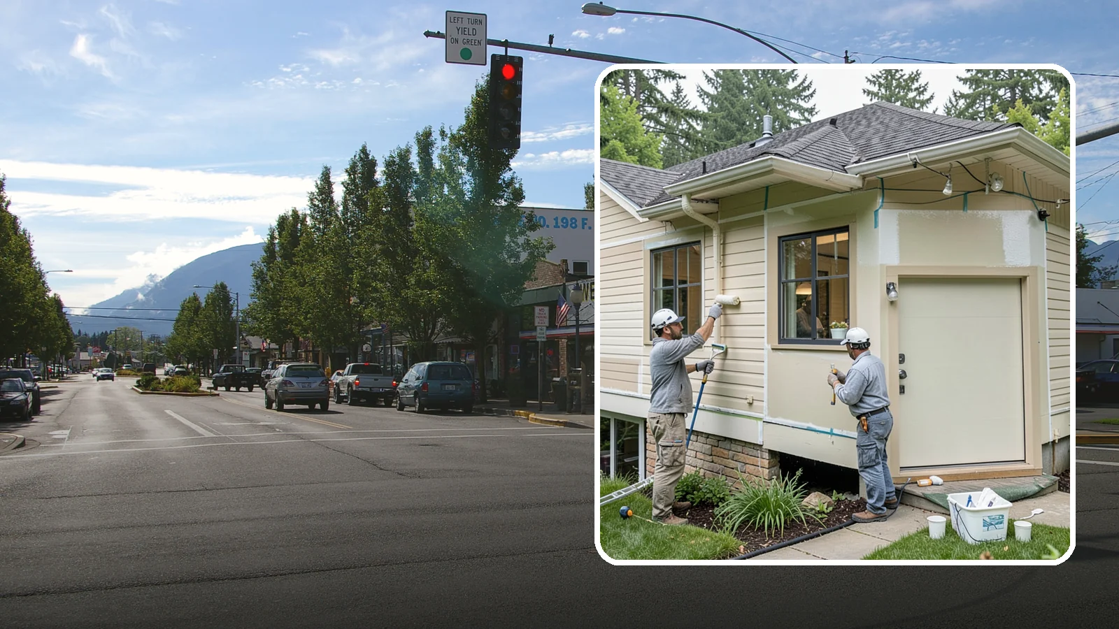 House Painting Prep in North Bend, King County, WA - Thorough house painting prep that ensures your exterior finish lasts in the wet PNW climate.