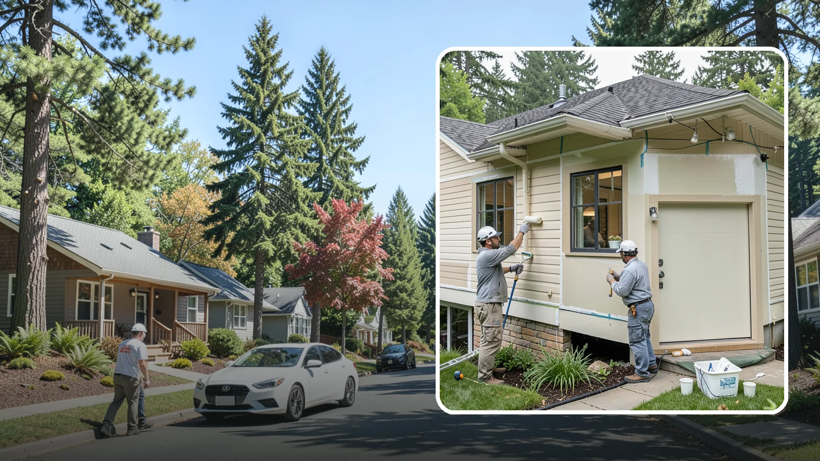 House Painting Prep in Orting, Pierce County, WA - Thorough house painting prep that ensures your exterior finish lasts in the wet PNW climate.