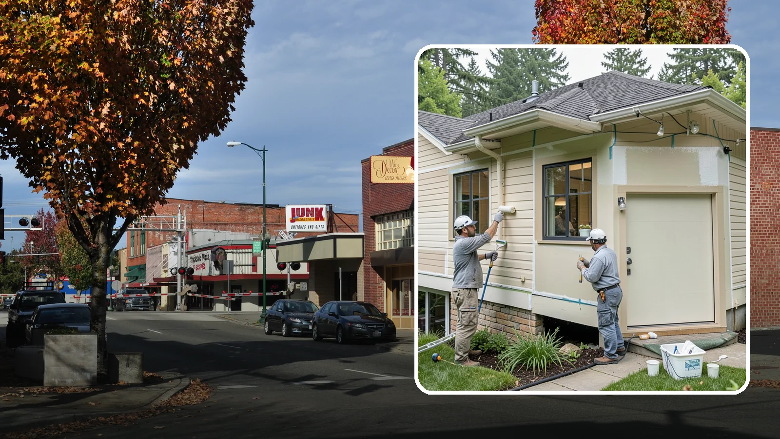 House Painting Prep in Puyallup, Pierce County, WA - Thorough house painting prep that ensures your exterior finish lasts in the wet PNW climate.