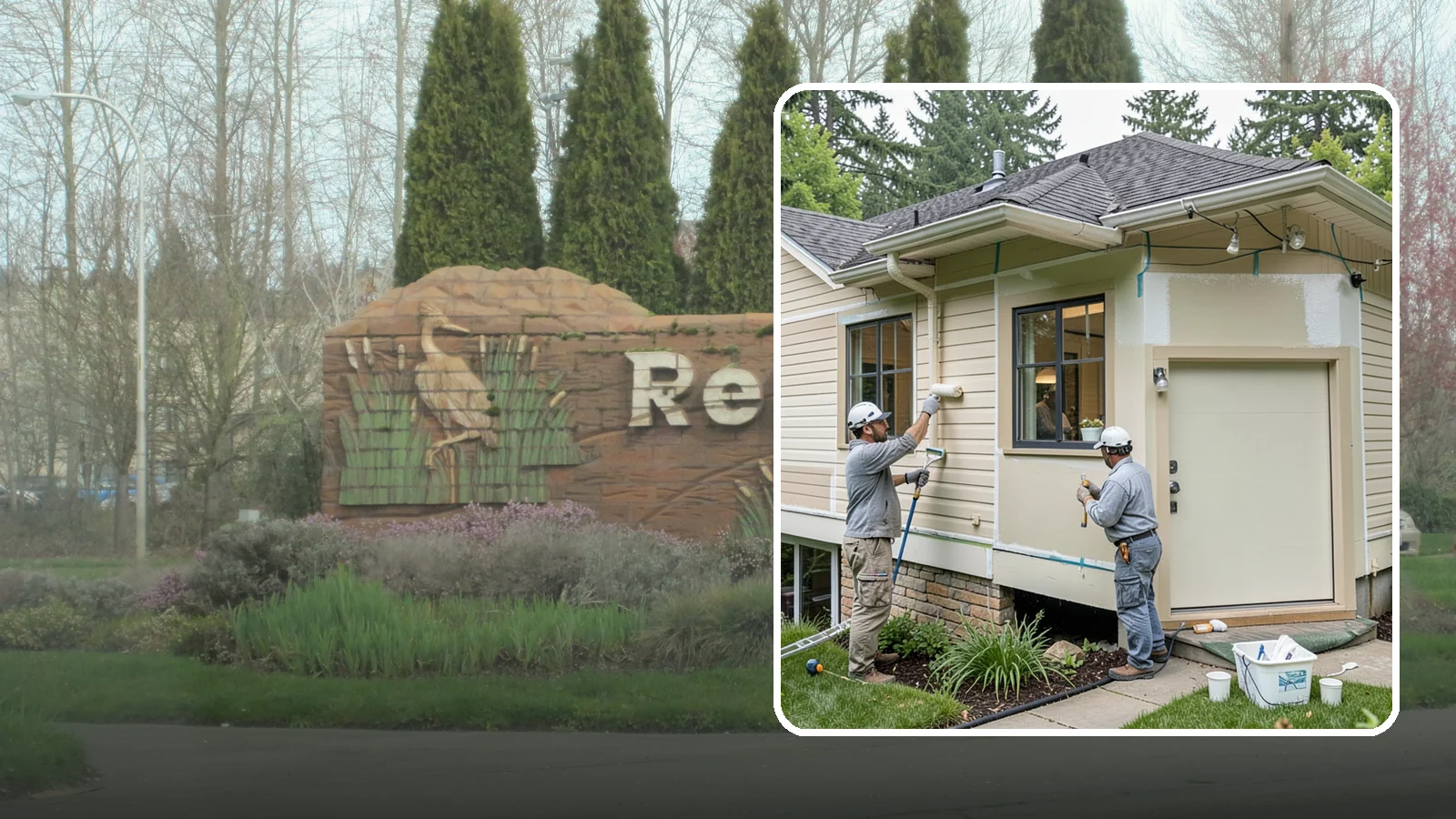 House Painting Prep in Renton, King County, WA - Thorough house painting prep that ensures your exterior finish lasts in the wet PNW climate.