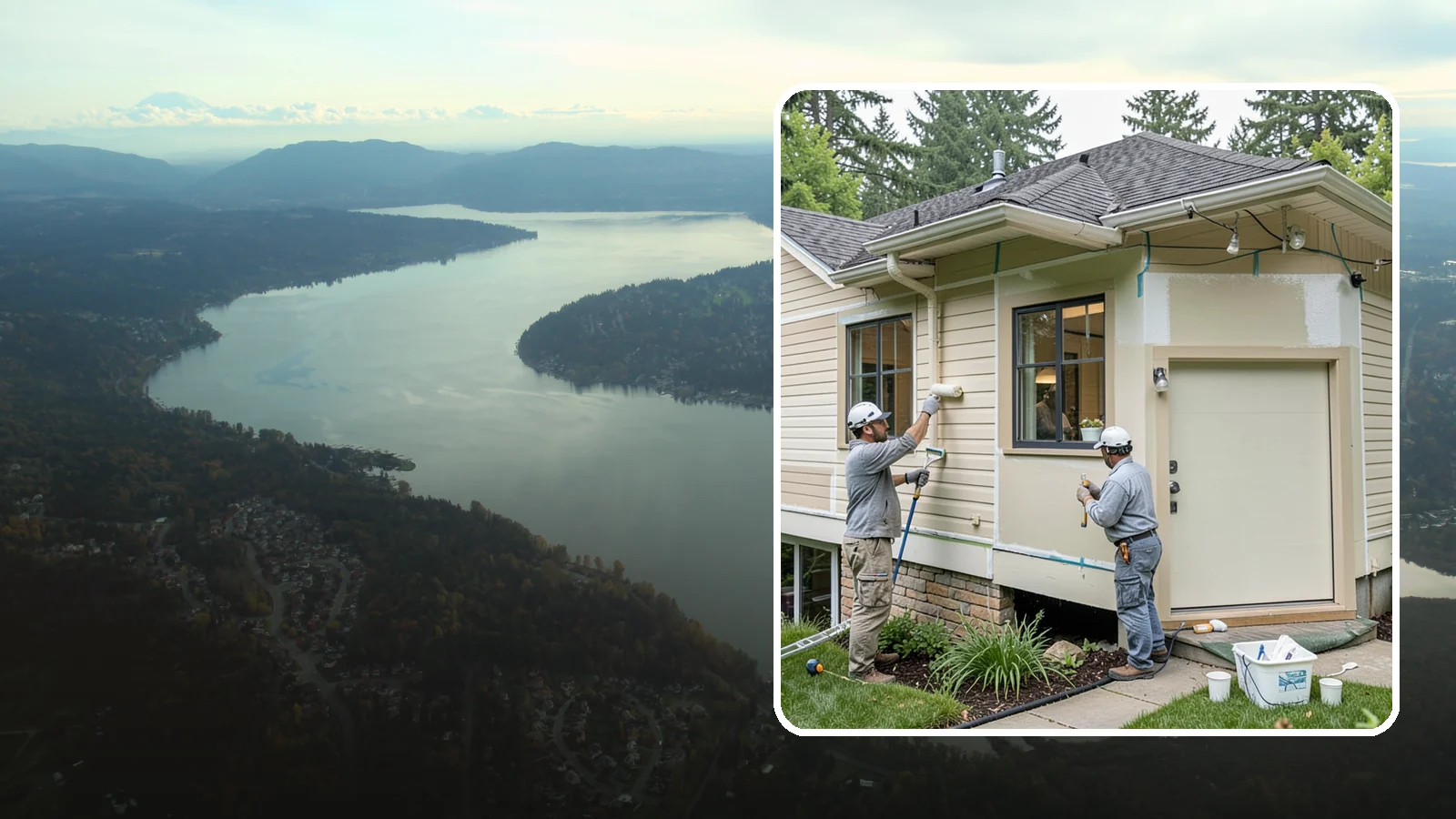 House Painting Prep in Sammamish, King County, WA - Thorough house painting prep that ensures your exterior finish lasts in the wet PNW climate.