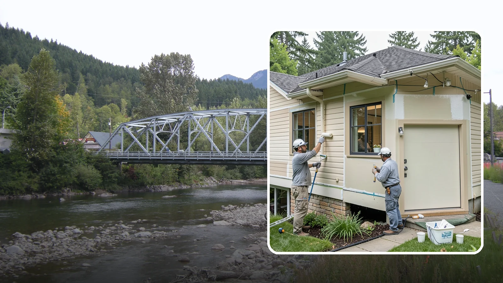 House Painting Prep in Skykomish, King County, WA - Thorough house painting prep that ensures your exterior finish lasts in the wet PNW climate.