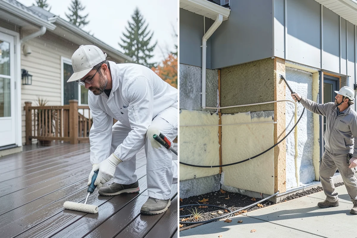 House Painting Prep in South Prairie, Pierce County, WA - Wash the exterior and let it dry fully