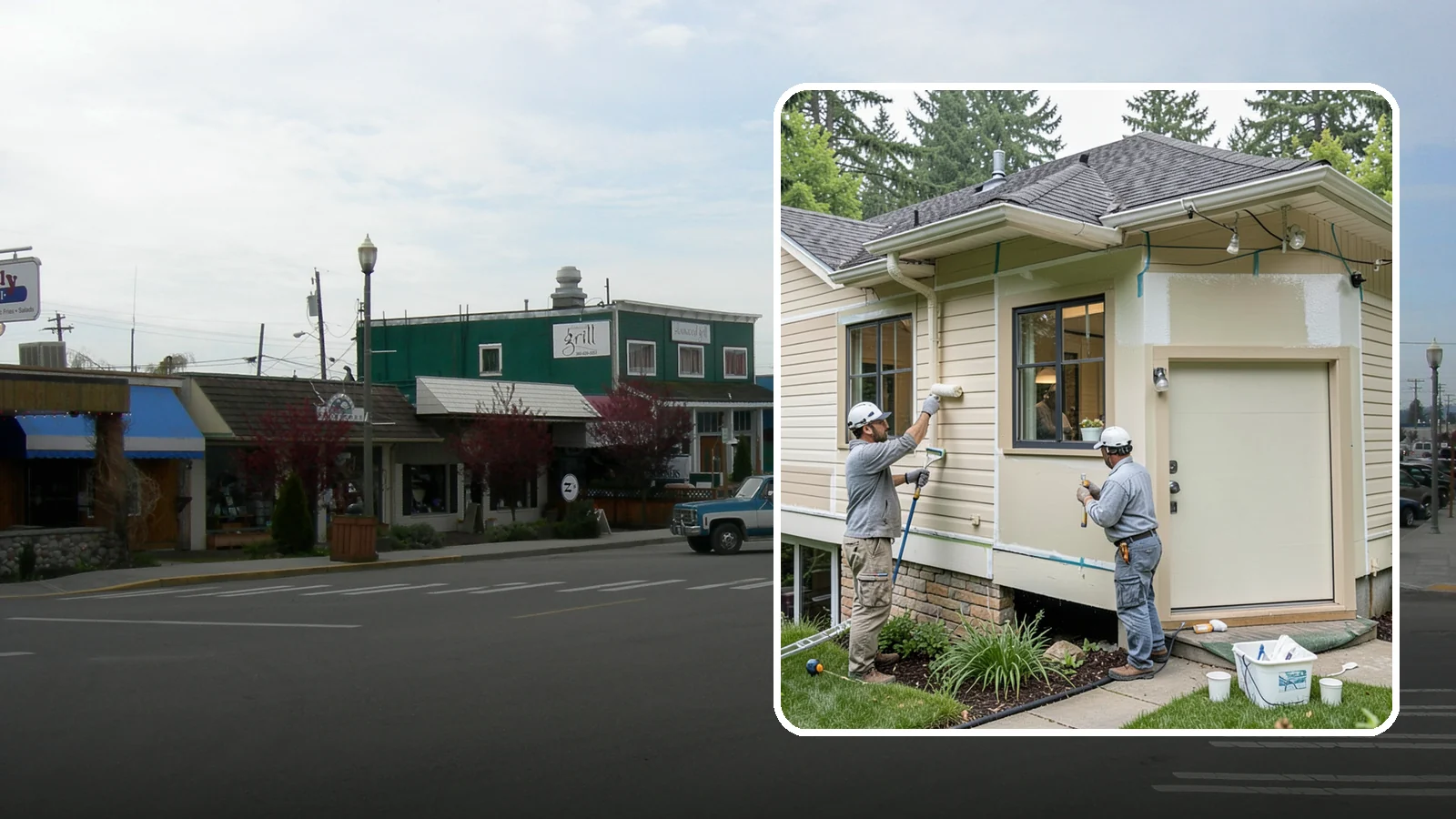 House Painting Prep in Stanwood, Snohomish County, WA - Thorough house painting prep that ensures your exterior finish lasts in the wet PNW climate.