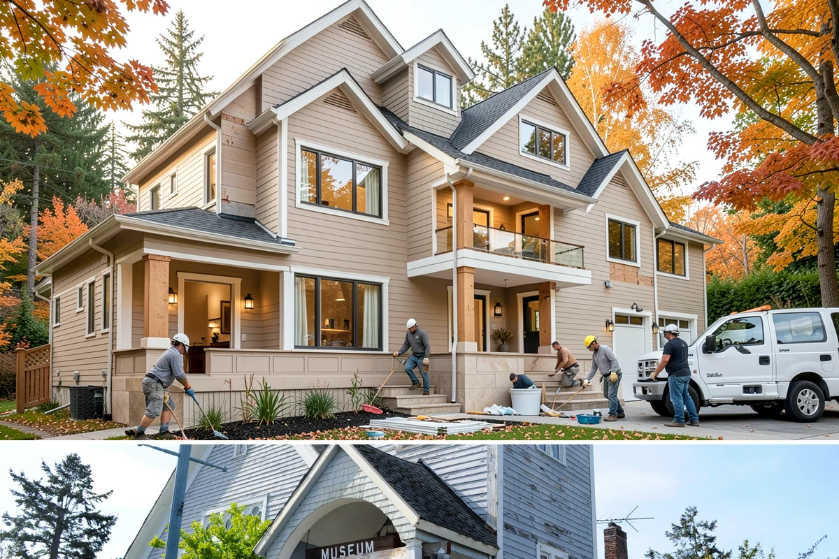 House Painting Prep in Steilacoom, Pierce County, WA - Dry summer weather is essential so surfaces are clean, dry, and ready to coat.