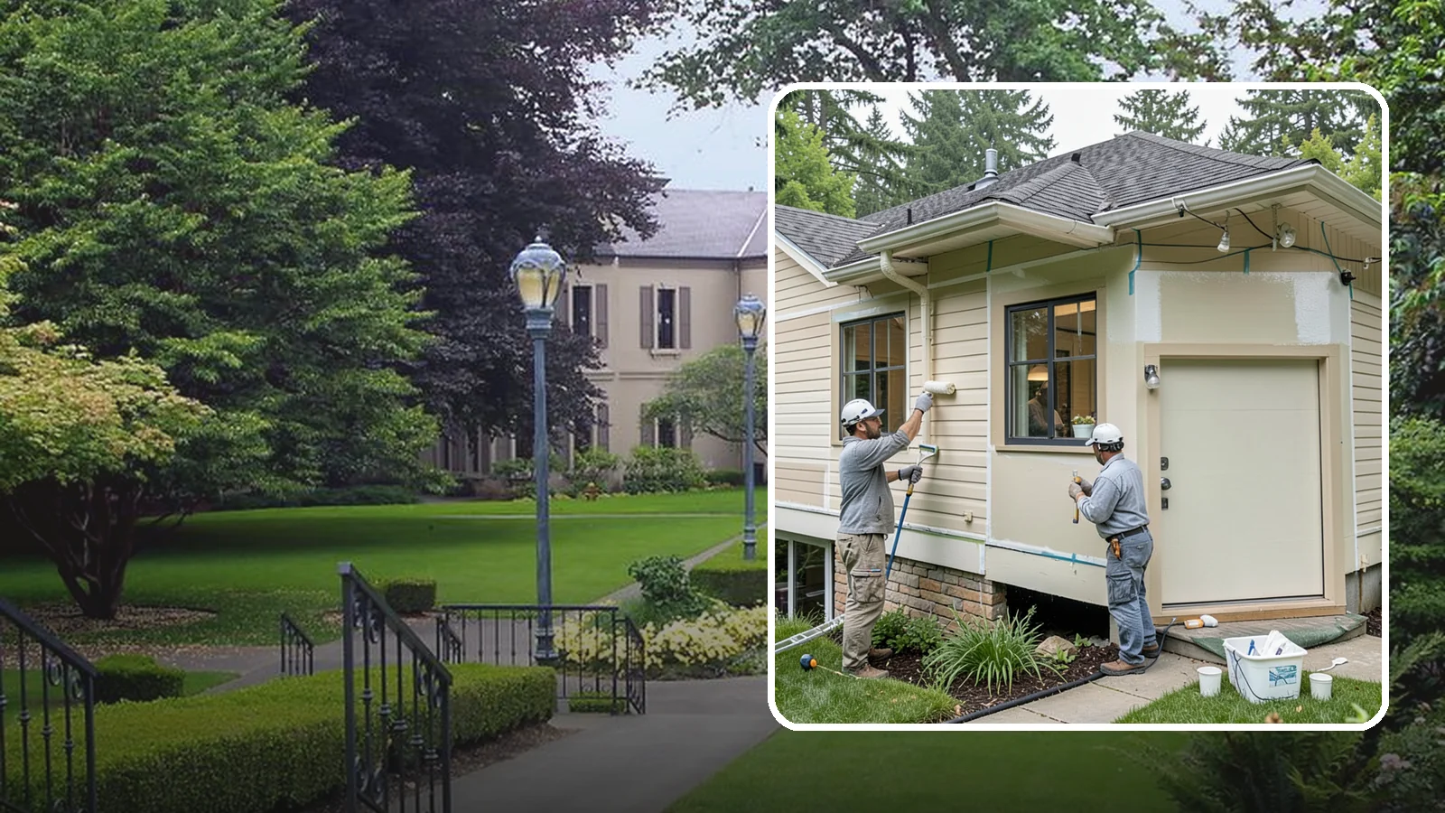 House Painting Prep in Woodinville, King County, WA - Thorough house painting prep that ensures your exterior finish lasts in the wet PNW climate.
