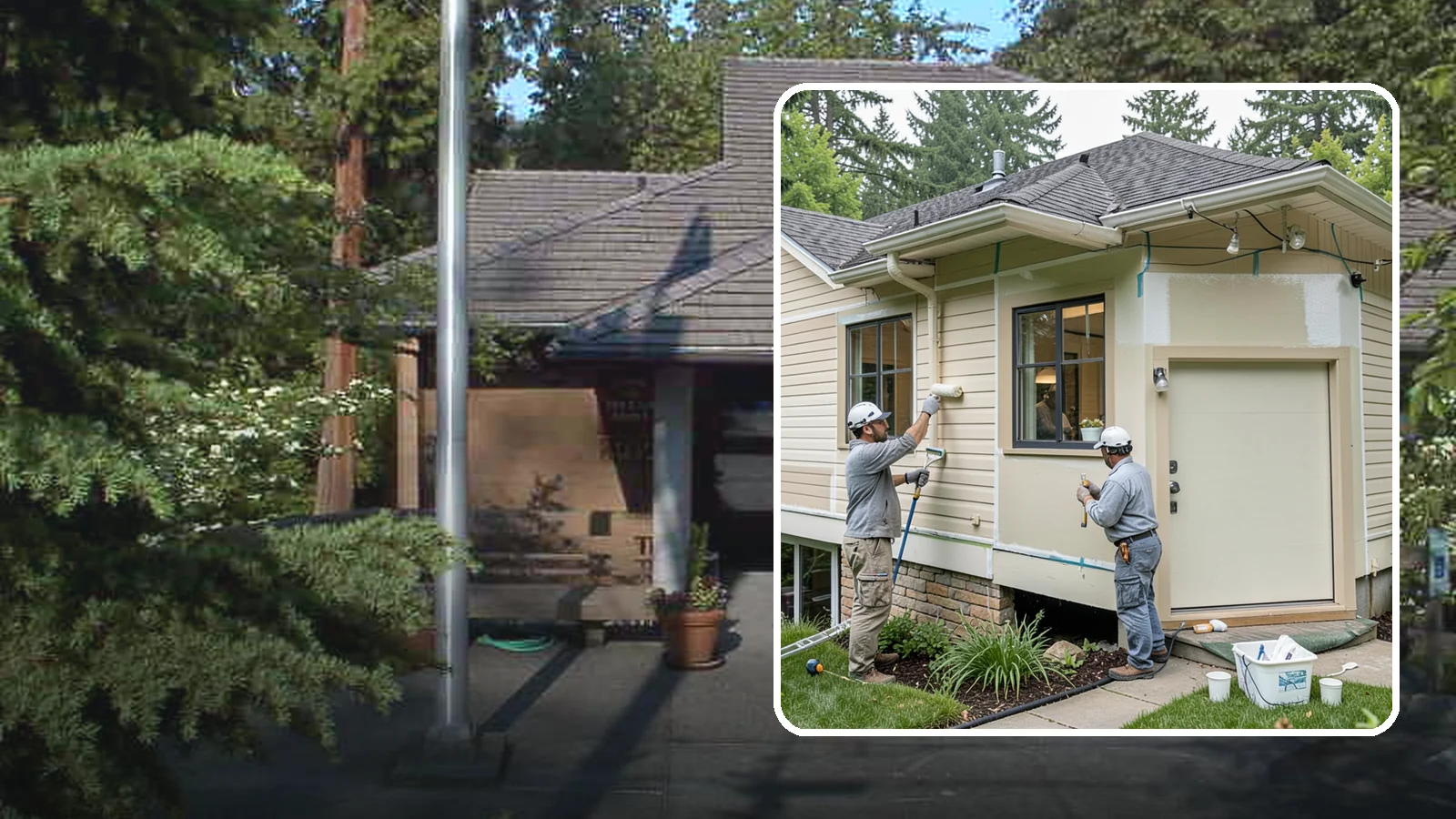 House Painting Prep in Yarrow Point, King County, WA - Thorough house painting prep that ensures your exterior finish lasts in the wet PNW climate.