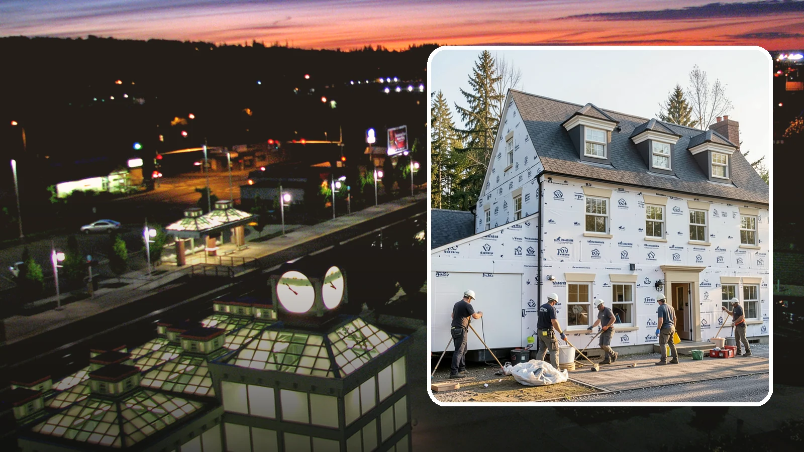 House Wrap Installation in Auburn, King County, WA - We install weather-resistive house wrap that creates a critical drainage and air barrier behind your siding.