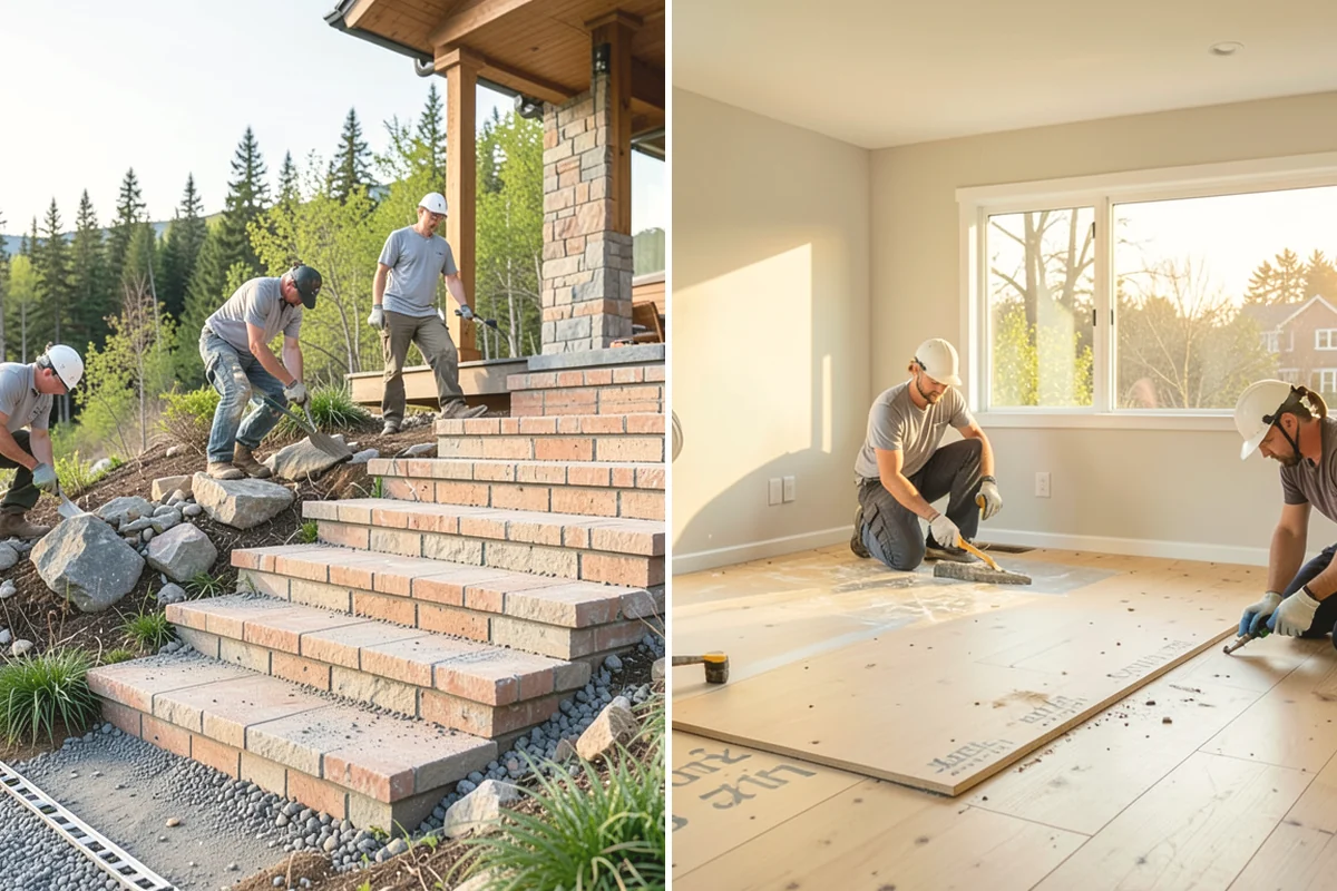 House Wrap Installation in Black Diamond, King County, WA - Inspect sheathing and repair any existing damage