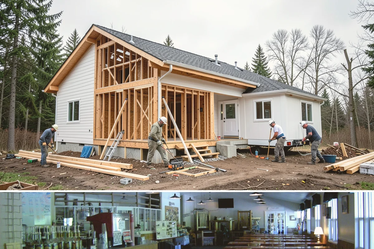 House Wrap Installation in Black Diamond, King County, WA - House wrap can be installed in most conditions, but dry days ensure tapes and seals adhere fully.